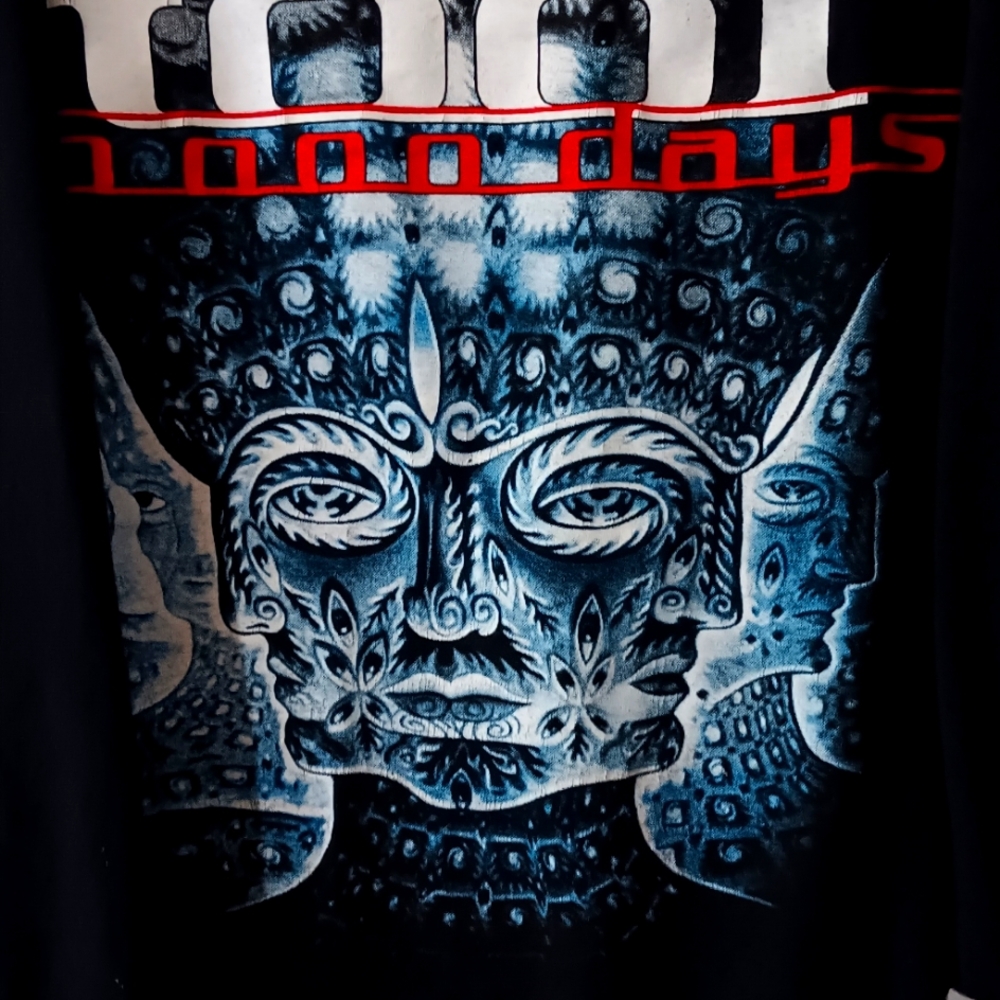 Tool- 10000 Days Album Cover- Cold Shoulder Custom Made 3/4 Sleeve Top XL